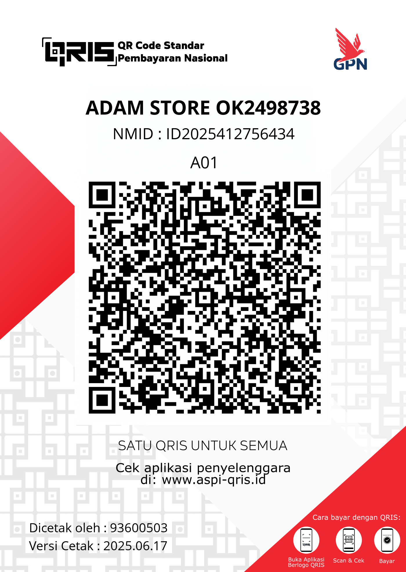 QRIS Adam Store